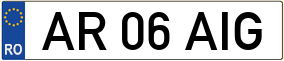 Truck License Plate